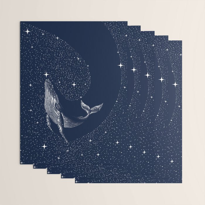 starry whale Wrapping Paper Gallery Image 3