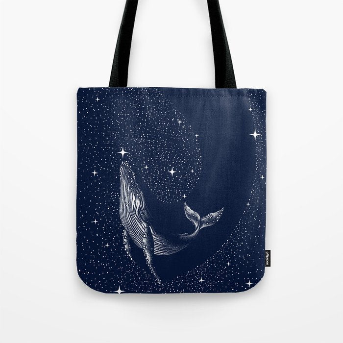 starry whale Tote Bag Gallery Image 1