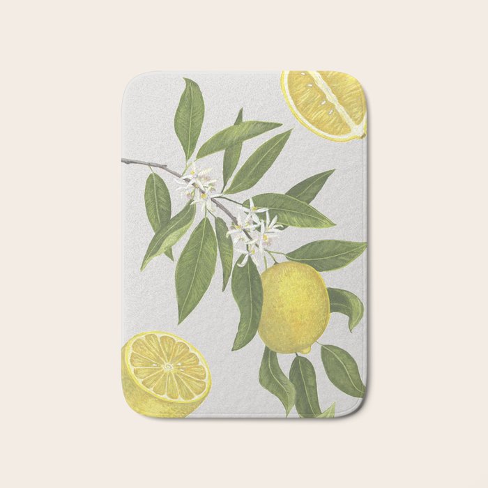 Lemon Tree Bath Mat Gallery Image 1