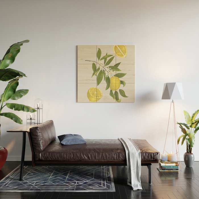 Lemon Tree Wood Wall Art Gallery Image 2