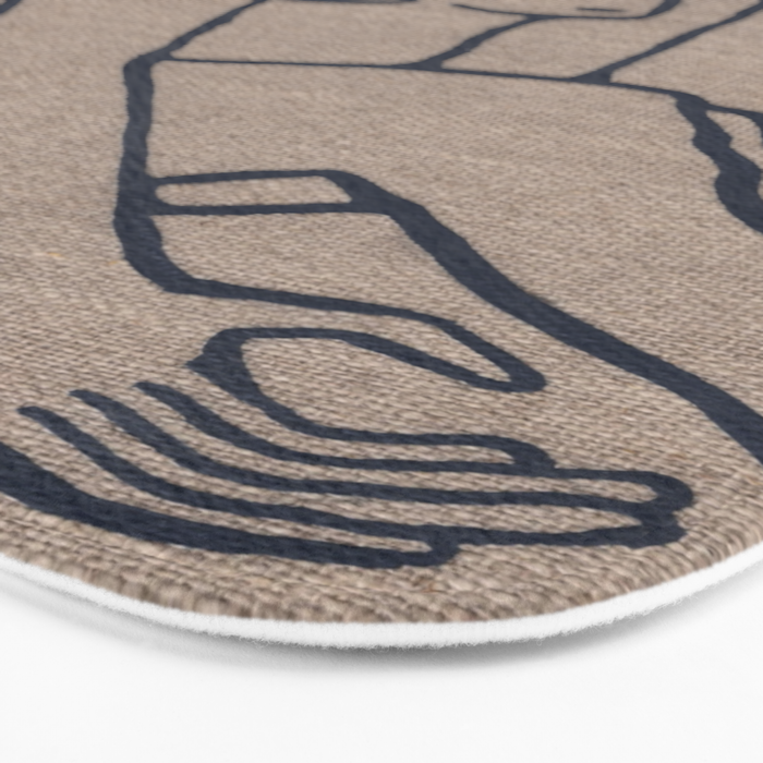 In The Garden No. 3 Bath Mat Gallery Image 3