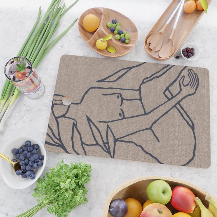 In The Garden No. 3 Cutting Board Gallery Image 2