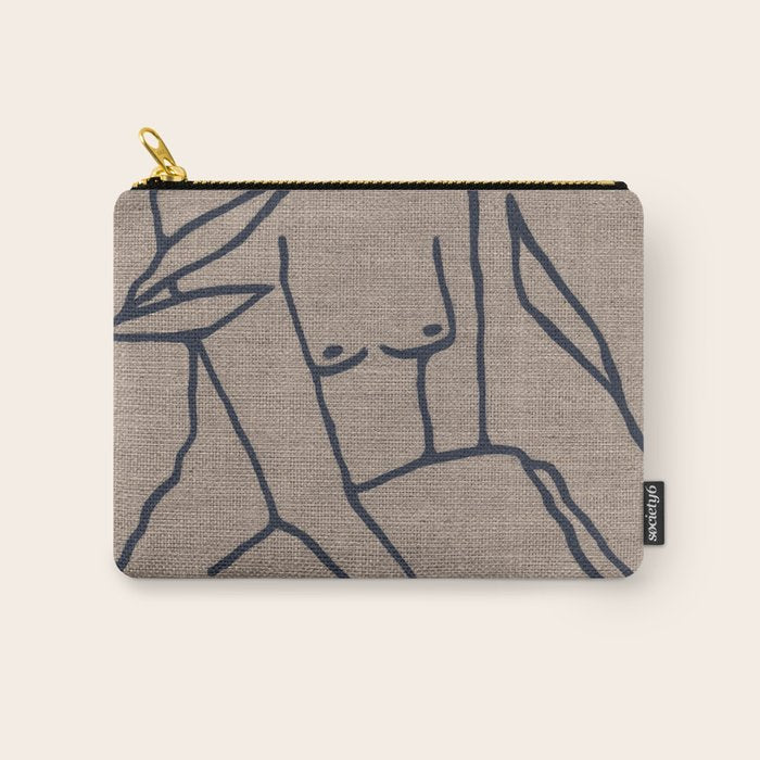 In The Garden No. 3 Carry All Pouch Gallery Image 1