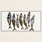 Line Fish Desk Mat Gallery Image 3