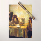 African American Masterpiece 'The Thankful Poor' by Henry Ossawa Tanner Wrapping Paper Gallery Image 1