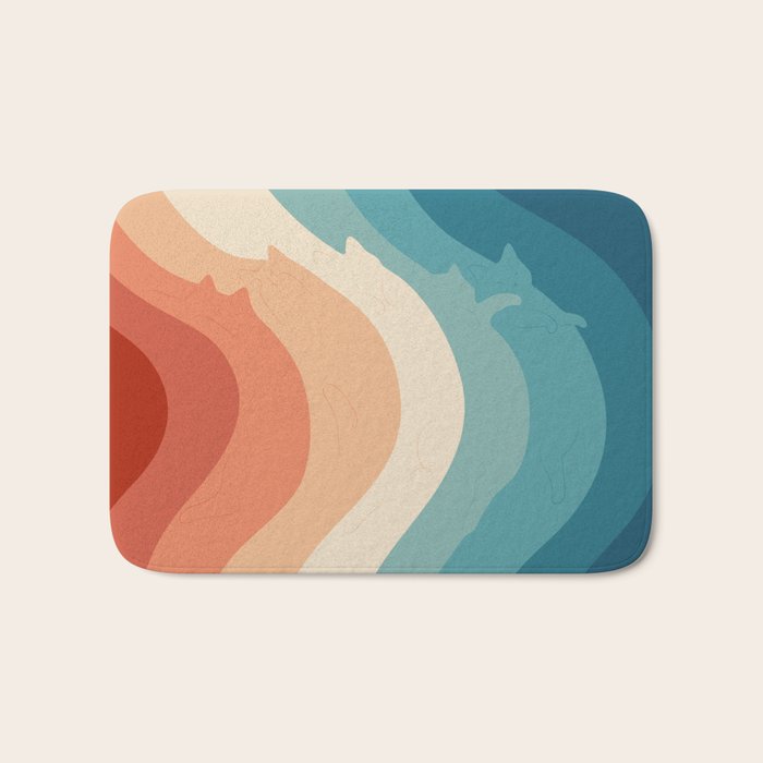 Cat Landscape 163 Bath Mat Gallery Image 1