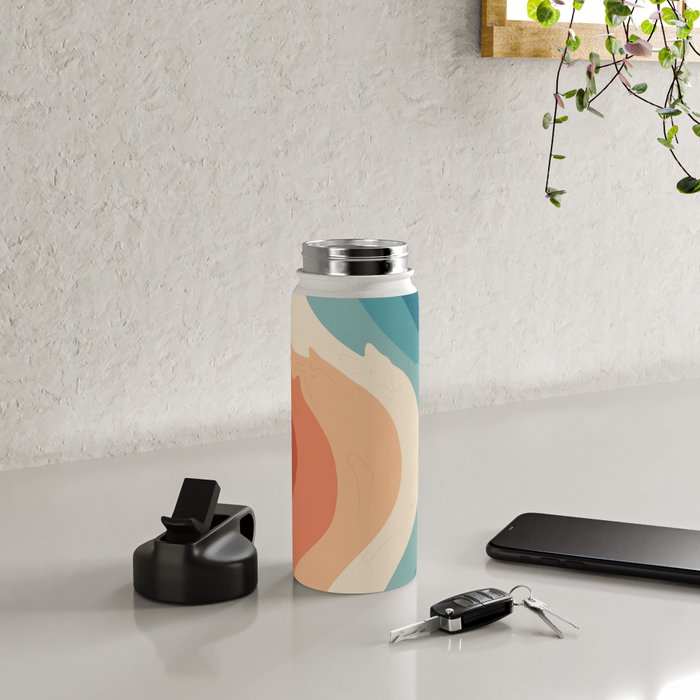 Cat Landscape 163 Water Bottle Gallery Image 4