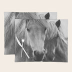 Horses - Black & White 7 Placemat Gallery Image 1