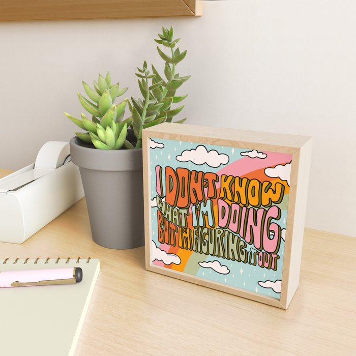 Don't Know What I'm Doing Mini Art Print Gallery Image 2