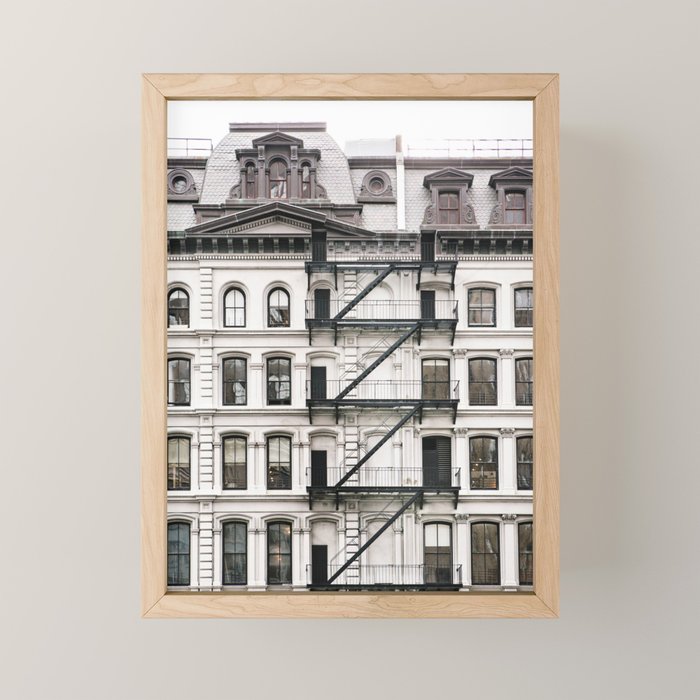 Tribeca Fire Escapes - New York City Photography Mini Art Print Gallery Image 1