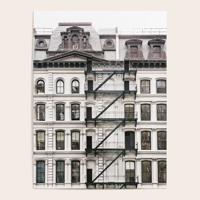Tribeca Fire Escapes - New York City Photography Poster Gallery Image 1