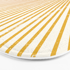 Vintage Sun Bohemian Boho Sun Rays Vintage Style Bath Mat Gallery Image 3