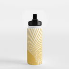 Vintage Sun Bohemian Boho Sun Rays Vintage Style Water Bottle Gallery Image 2