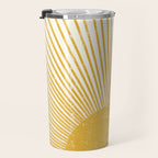 Vintage Sun Bohemian Boho Sun Rays Vintage Style Travel Mug Gallery Image 3