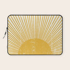 Vintage Sun Bohemian Boho Sun Rays Vintage Style Laptop Sleeve Gallery Image 1