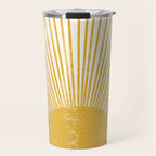 Vintage Sun Bohemian Boho Sun Rays Vintage Style Travel Mug Gallery Image 1