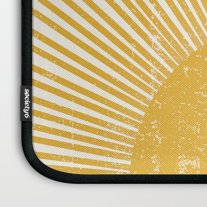 Vintage Sun Bohemian Boho Sun Rays Vintage Style Laptop Sleeve Gallery Image 3