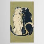 Two Cheetahs Tablecloth Gallery Image 2