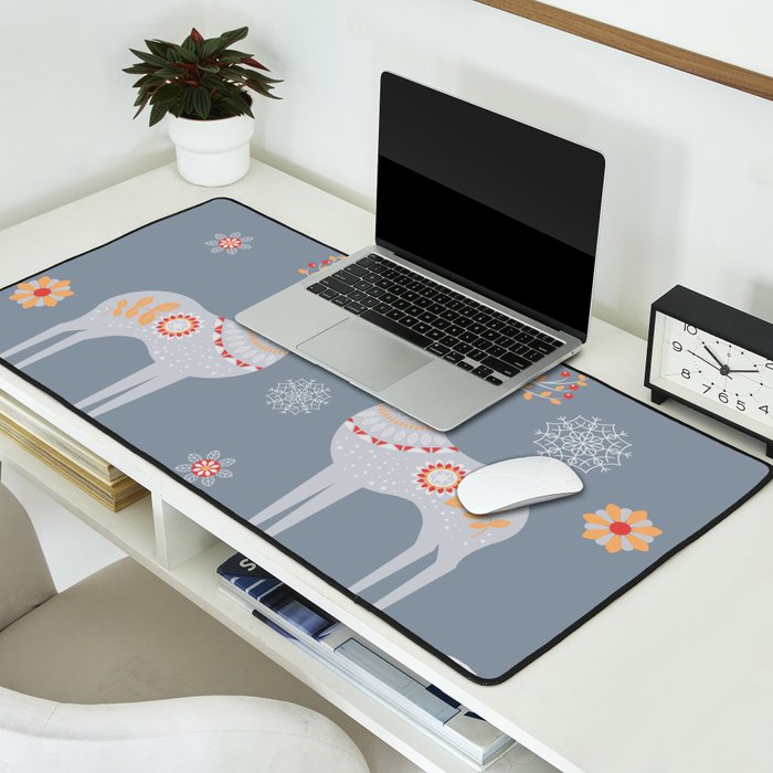 Nordic Winter Desk Mat Gallery Image 2