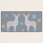 Nordic Winter Desk Mat Gallery Image 3