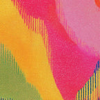 Retro Glitch Wavy Abstract Pattern in Neon Rainbow Coffee Mug Gallery Image 2