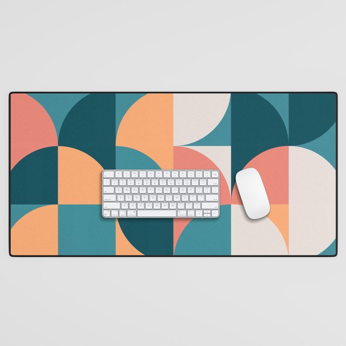 Mid Century Geometric 18 Desk Mat Gallery Image 1