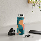Mid Century Geometric 18 Water Bottle Gallery Image 4