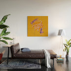 Go Get 'Em Tiger - Yellow Palette Wood Wall Art Gallery Image 2