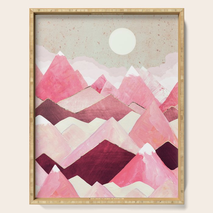 Blush Berry Peaks Serving Tray Gallery Image 1