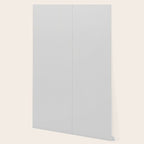 Smoke Grey and White Micro Vertical Vintage English Country Cottage Ticking Stripe Wallpaper Gallery Image 2