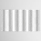 Smoke Grey and White Micro Vertical Vintage English Country Cottage Ticking Stripe Tablecloth Gallery Image 2