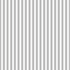 Smoke Grey and White Micro Vertical Vintage English Country Cottage Ticking Stripe Coffee Mug Gallery Image 2