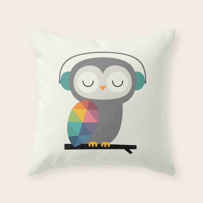 Owl Time Throw Pillow Gallery Image 6