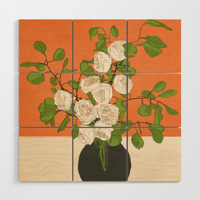Beautiful Bouquet 05 Wood Wall Art Gallery Image 1
