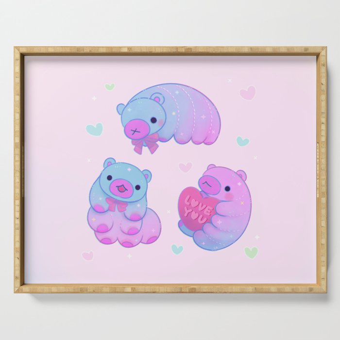 Tardi bear Serving Tray Gallery Image 1