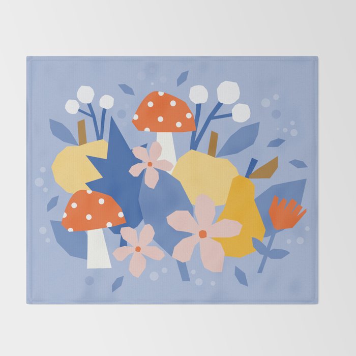 Autumn Composition Throw Blanket Gallery Image 2