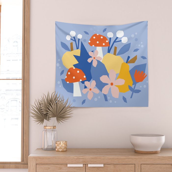 Autumn Composition Wall Tapestry Gallery Image 2