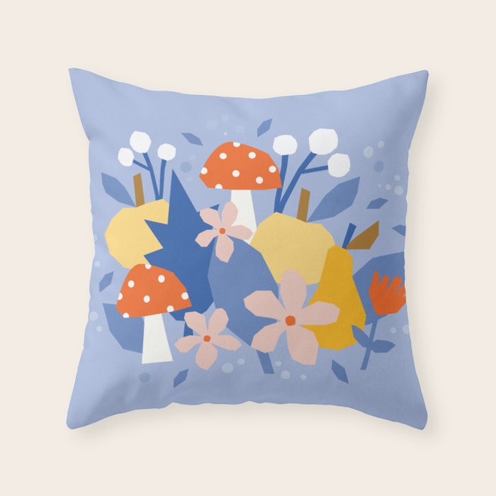 Autumn Composition Throw Pillow Gallery Image 1