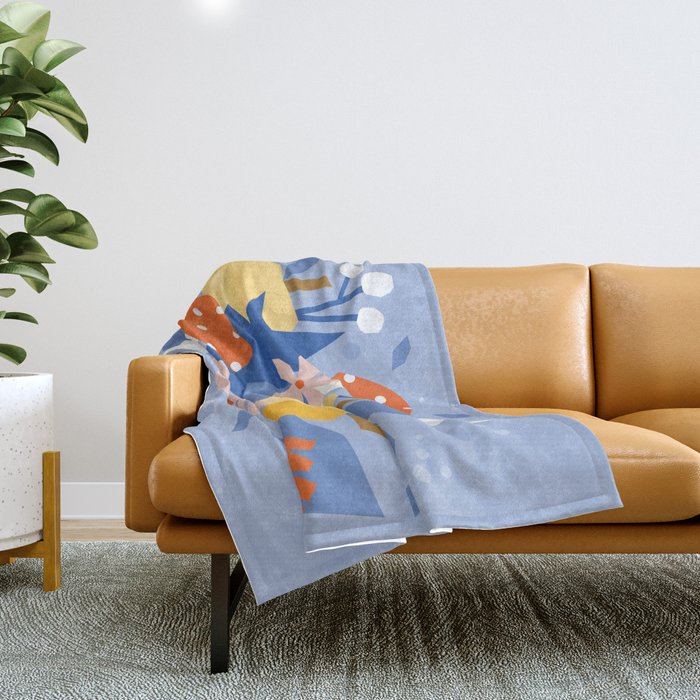 Autumn Composition Throw Blanket Gallery Image 1