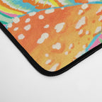 Fungi World (Mushroom world) -PINK Desk Mat Gallery Image 4