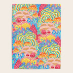 Fungi World (Mushroom world) -PINK Poster Gallery Image 4