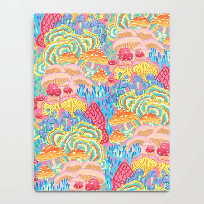 Fungi World (Mushroom world) -PINK Notebook Gallery Image 4