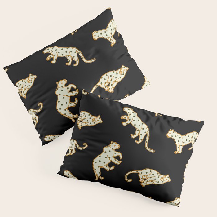 Leopard at Night Pillow Sham Gallery Image 1