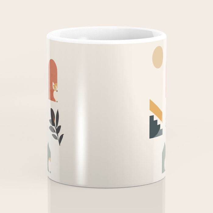 Hide and Seek Corgi Coffee Mug Gallery Image 4