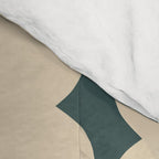 Green And Cream Retro Flower Comforter Gallery Image 4