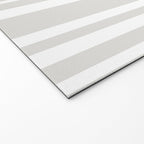 Classic Stripes XLII - Grey and White Welcome Mat Gallery Image 2
