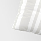 Classic Stripes XLII - Grey and White Pillow Sham Gallery Image 4