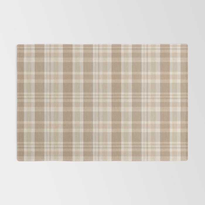 Plaid Prints, Brown and Beige Rug Gallery Image 2