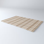 Plaid Prints, Brown and Beige Rug Gallery Image 3