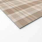 Plaid Prints, Brown and Beige Welcome Mat Gallery Image 2